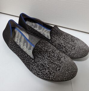 Rothy's Black and White Speckled Flats